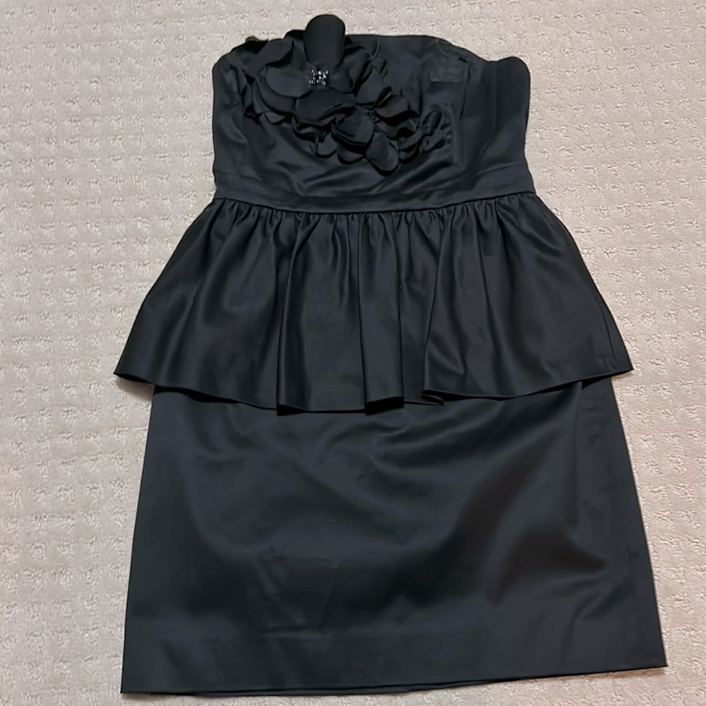 Lilly Pulitzer mae black strapless dress size 4